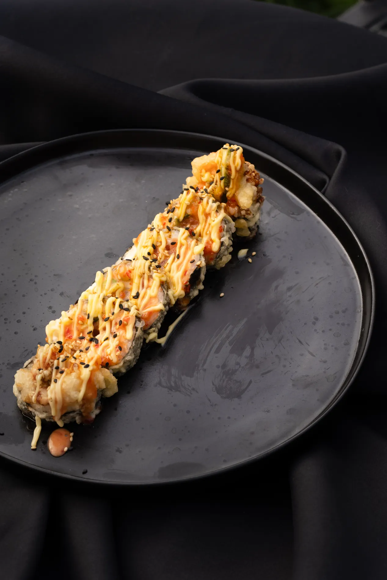 Yaki Sarsa grilled skewers over flame